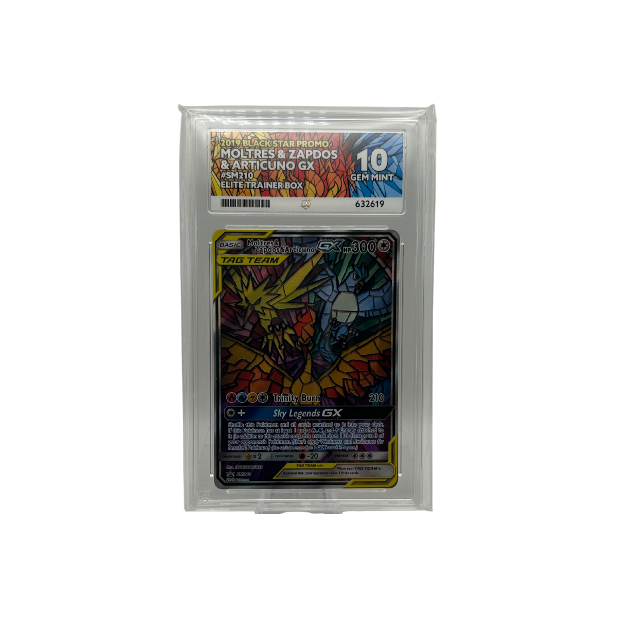 Moltres, Zapdos & Articuno SM210 Hidden Fates Promo ACE 10