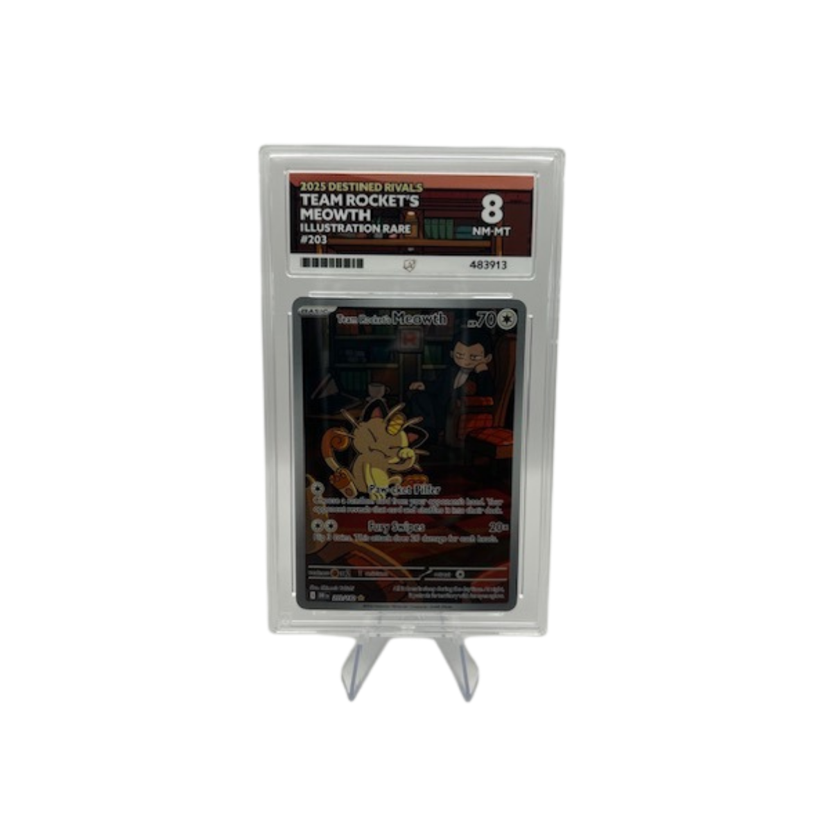 Team Rockets Meowth #203 Destined Rivals ACE 8