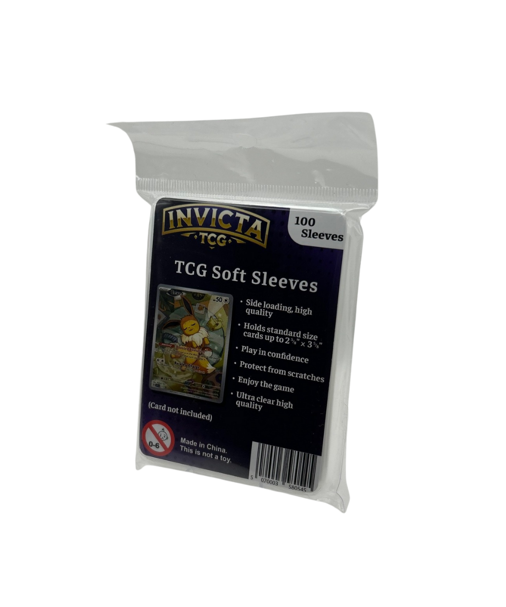 Side Load Soft Card Sleeves Pack of 100