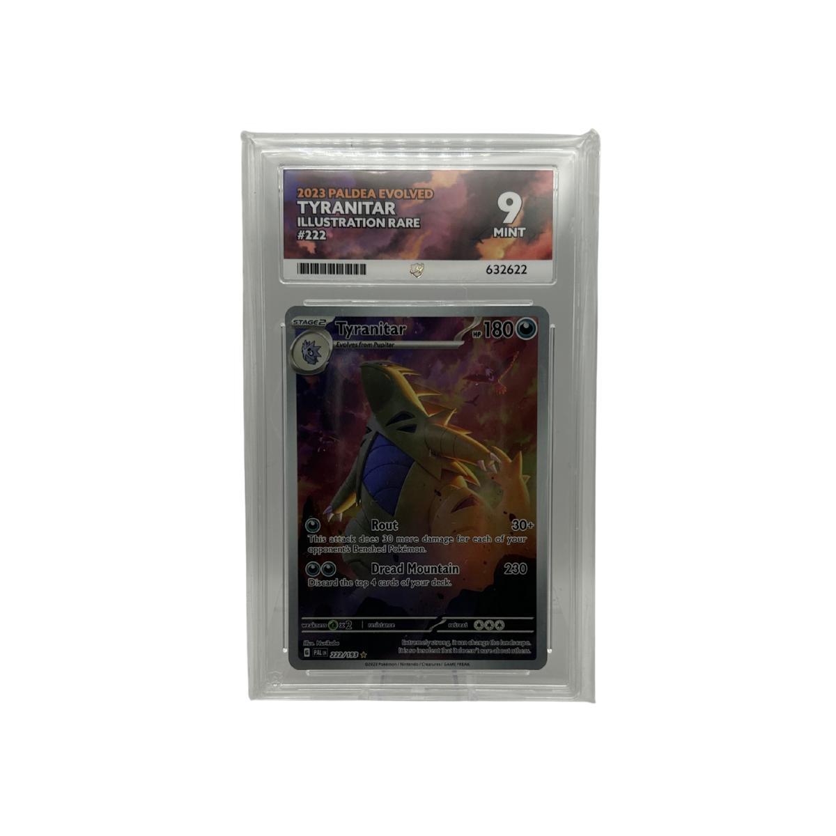 Tyranitar #222 Paldea Evolved ACE 9
